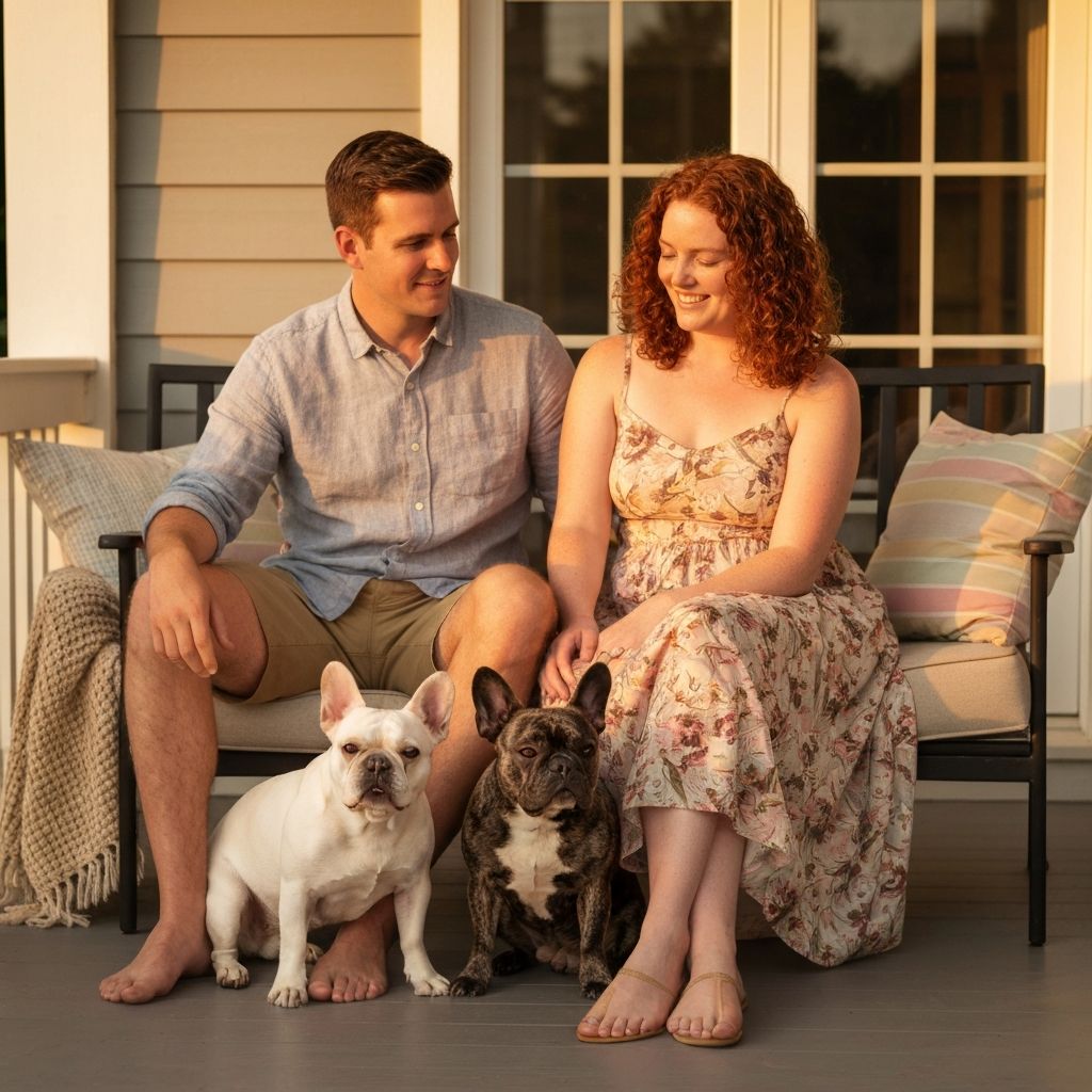 The FrenchyLaundry family with their French Bulldogs